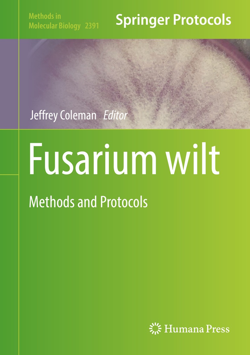 Book cover of Fusarium wilt Volume 2391 Methods in Molecular Biology Series - photo 1