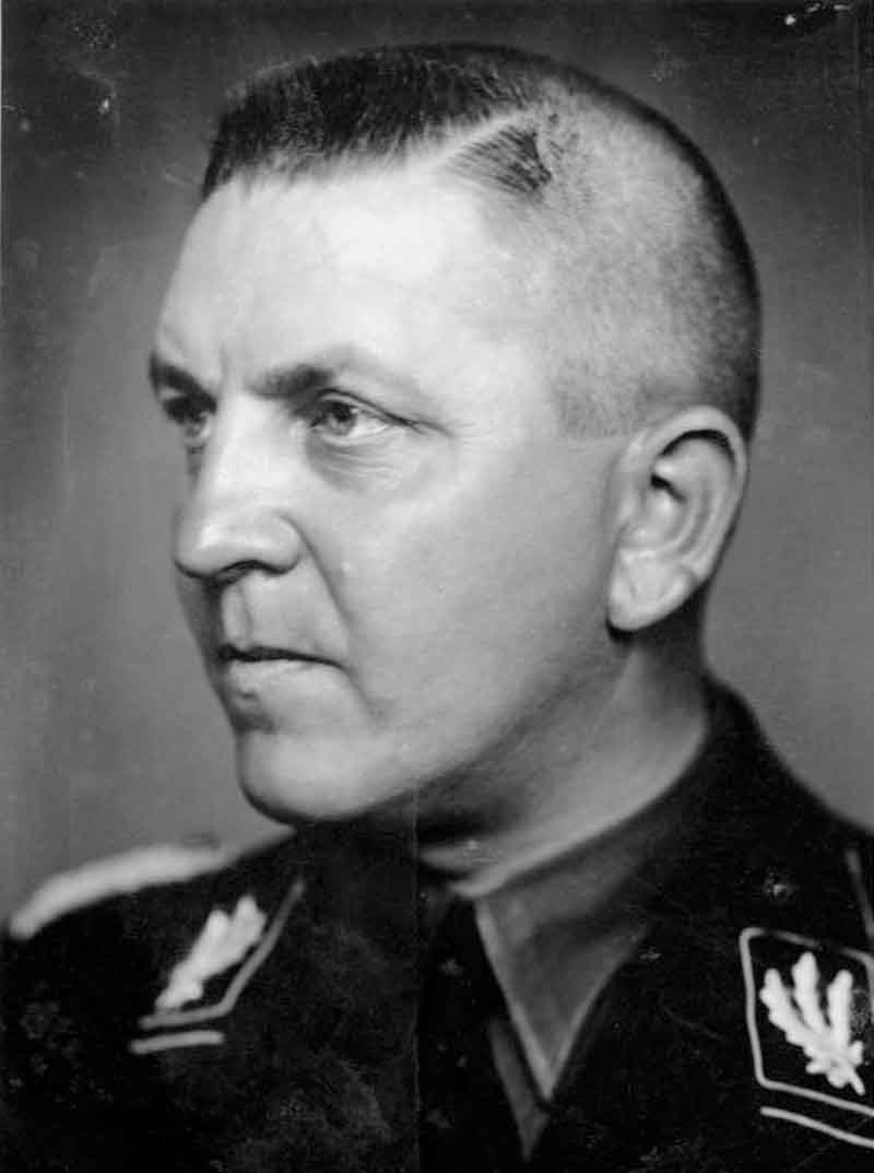 A portrait photograph of SS-Obergruppenfhrer Theodor Eicke Eicke had been made - photo 3