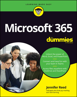 Jennifer Reed - Microsoft 365 For Dummies (For Dummies (Computer/Tech))