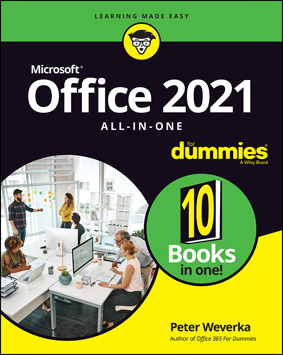 Office 2021 All-in-One For Dummies Published by John Wiley Sons Inc 111 - photo 1