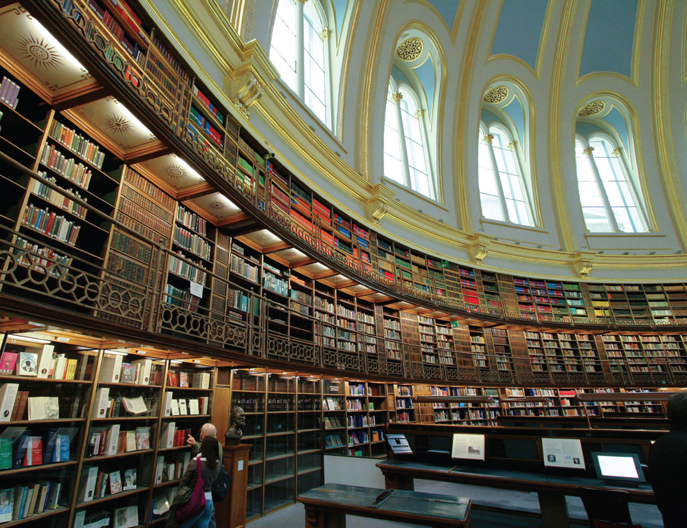 The curved bookcases of the British Museum Reading Room GTS - photo 5