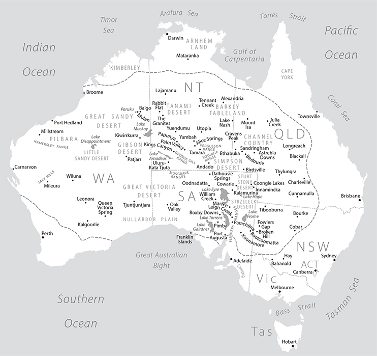 Fig 01 Map of Australia showing places mentioned in the text Illustrations - photo 3