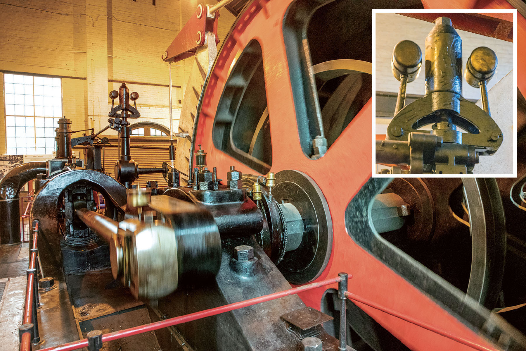 The horizontal duplex winding engine at Cefn Coed Colliery in South Wales once - photo 4