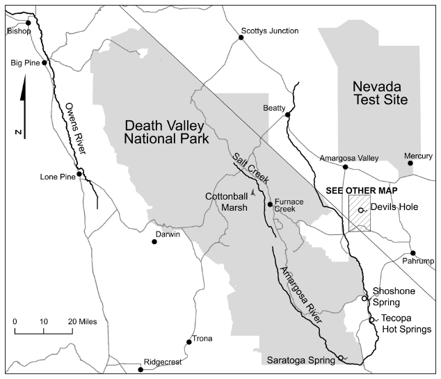 FIGURE 01 Death Valley National Park and environs showing principal roads - photo 2