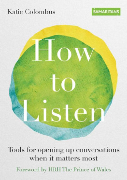 Katie Colombus How to Listen