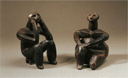 The Sitting Woman and The Thinker Hamangia culture c 5000 BCE We see this in - photo 7