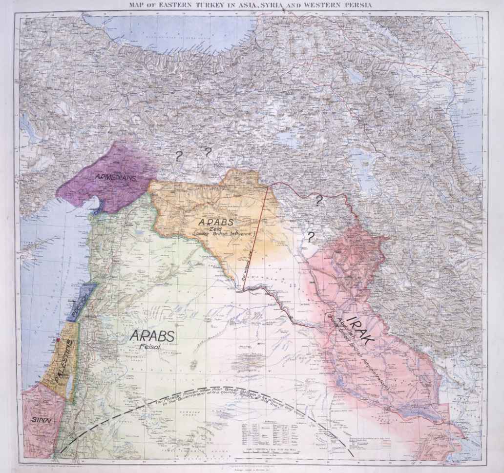 Lawrence of Arabias map of the region near the end of the war About Charles - photo 1