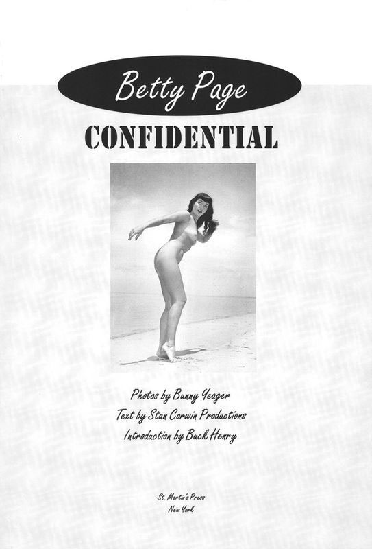 Table of Contents Title Page Introduction The Betty Page Story - photo 2