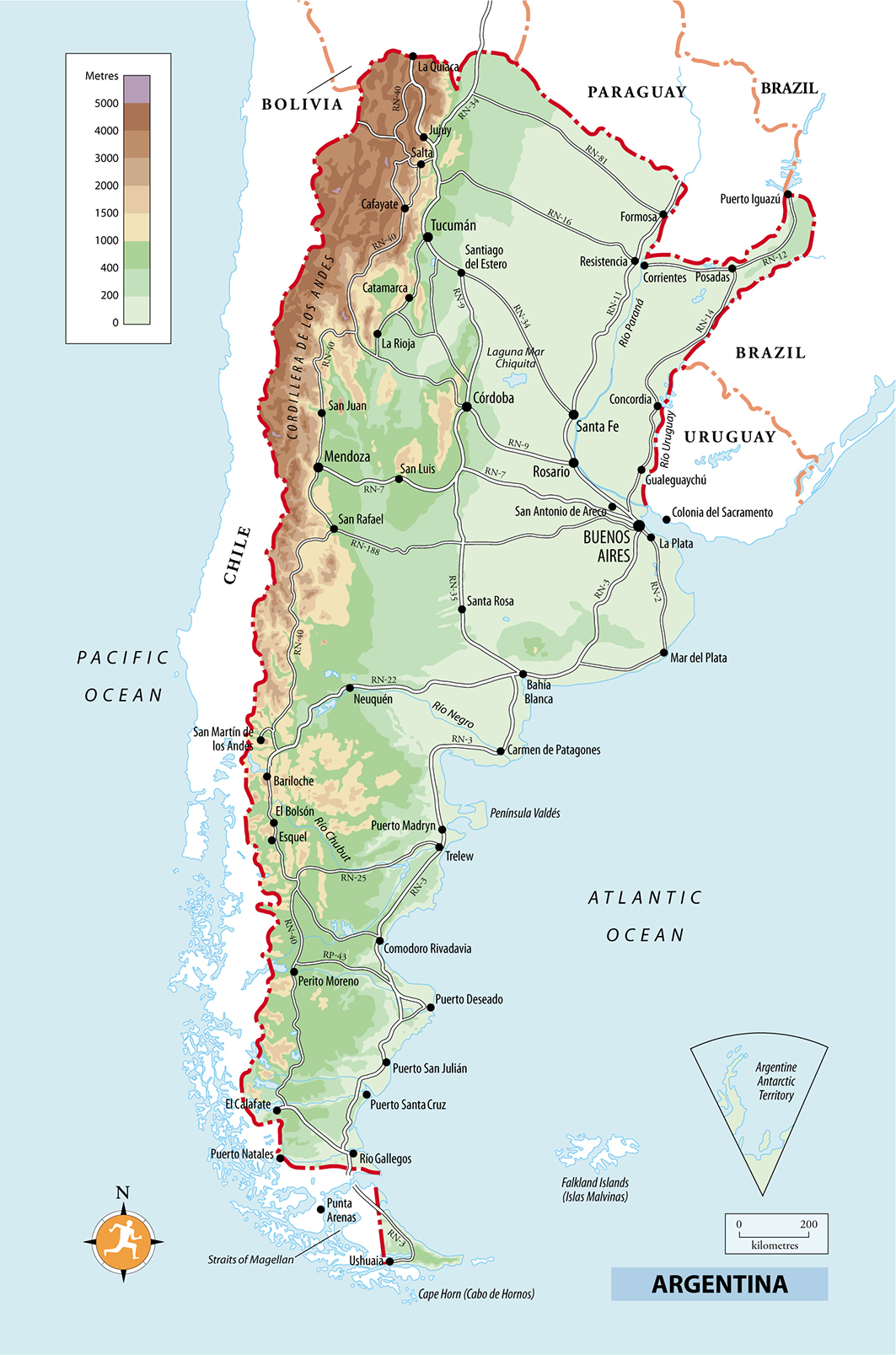 FACT FILE Argentina is the worlds eighth-largest country by area though with - photo 5