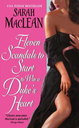 Sarah Maclean - Eleven Scandals to Start to Win a Dukes Heart