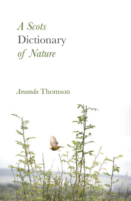 Amanda Thomson - A Scots Dictionary of Nature
