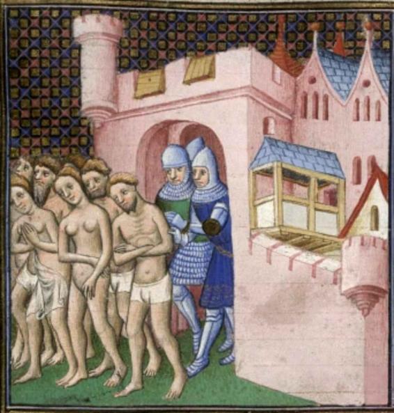 A medieval depiction of Cathars being expelled from Carcassonne in 1209 The - photo 3