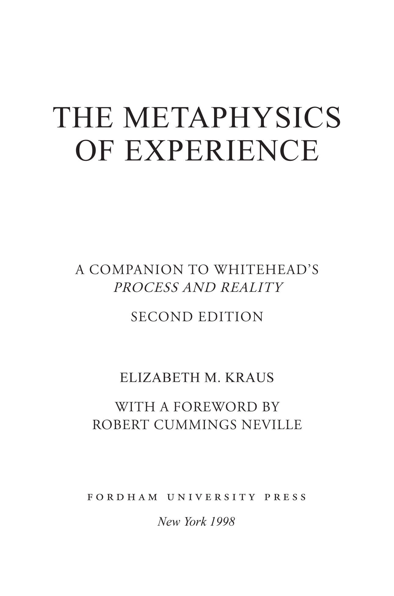 Copyright 1998 by Fordham University Press First Open Access edition 2018 Open - photo 1