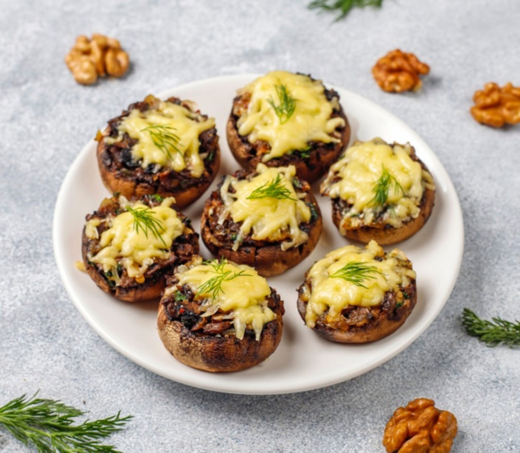 Mushrooms have a meaty texture making them the perfect base for stuffing with - photo 8