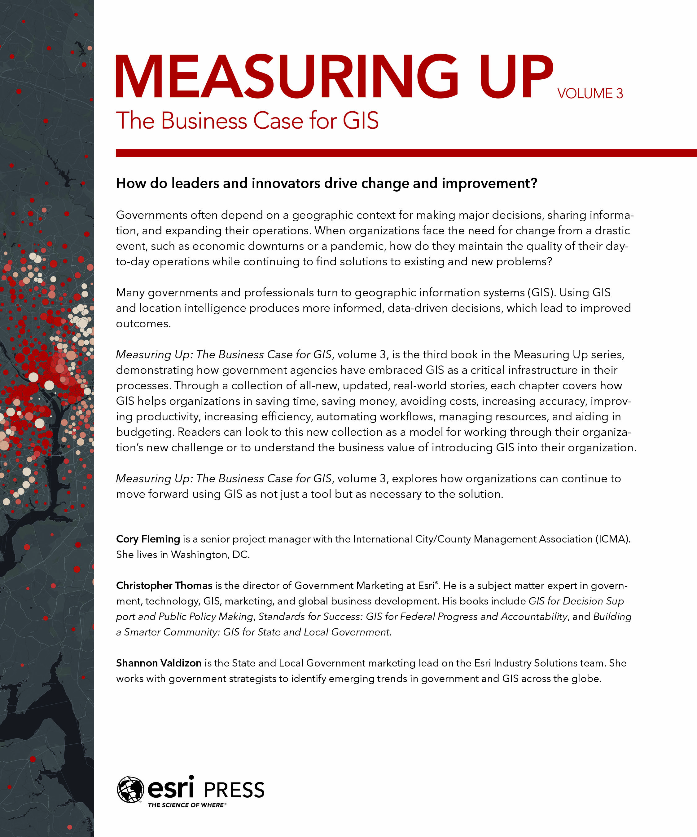 Transcription Measuring Up The Business Case for GIS Volume 3 How do - photo 2