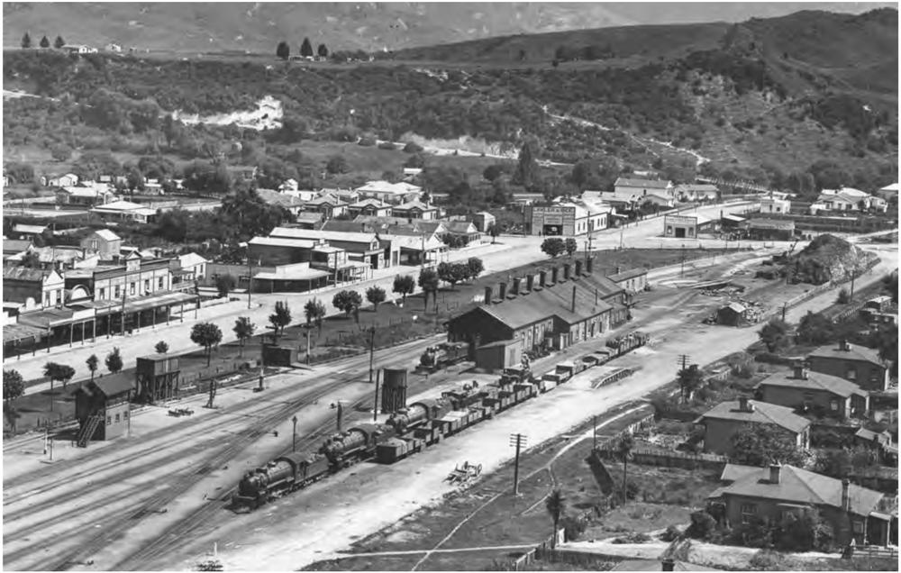 Taumarunui 1912 view northwest across the railway engine shed Lawler and - photo 2