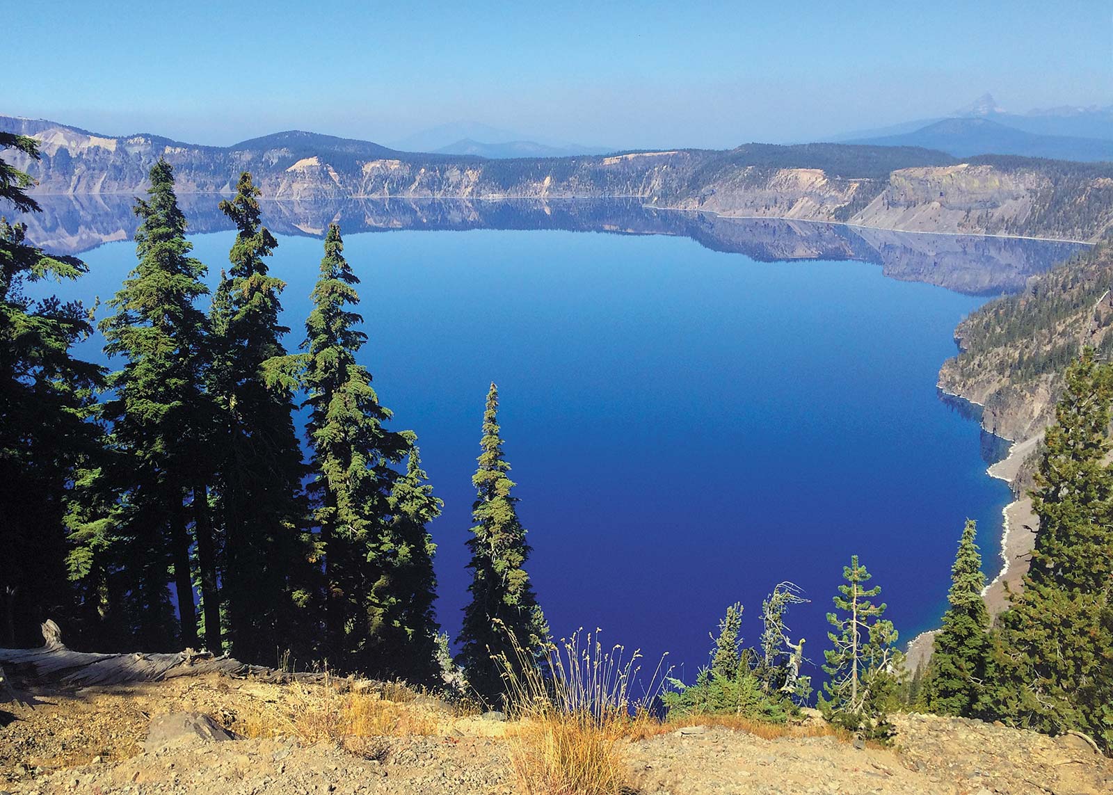 Circle the Circumnavigate the rim of a sunken caldera in Oregons Crater Lake - photo 11