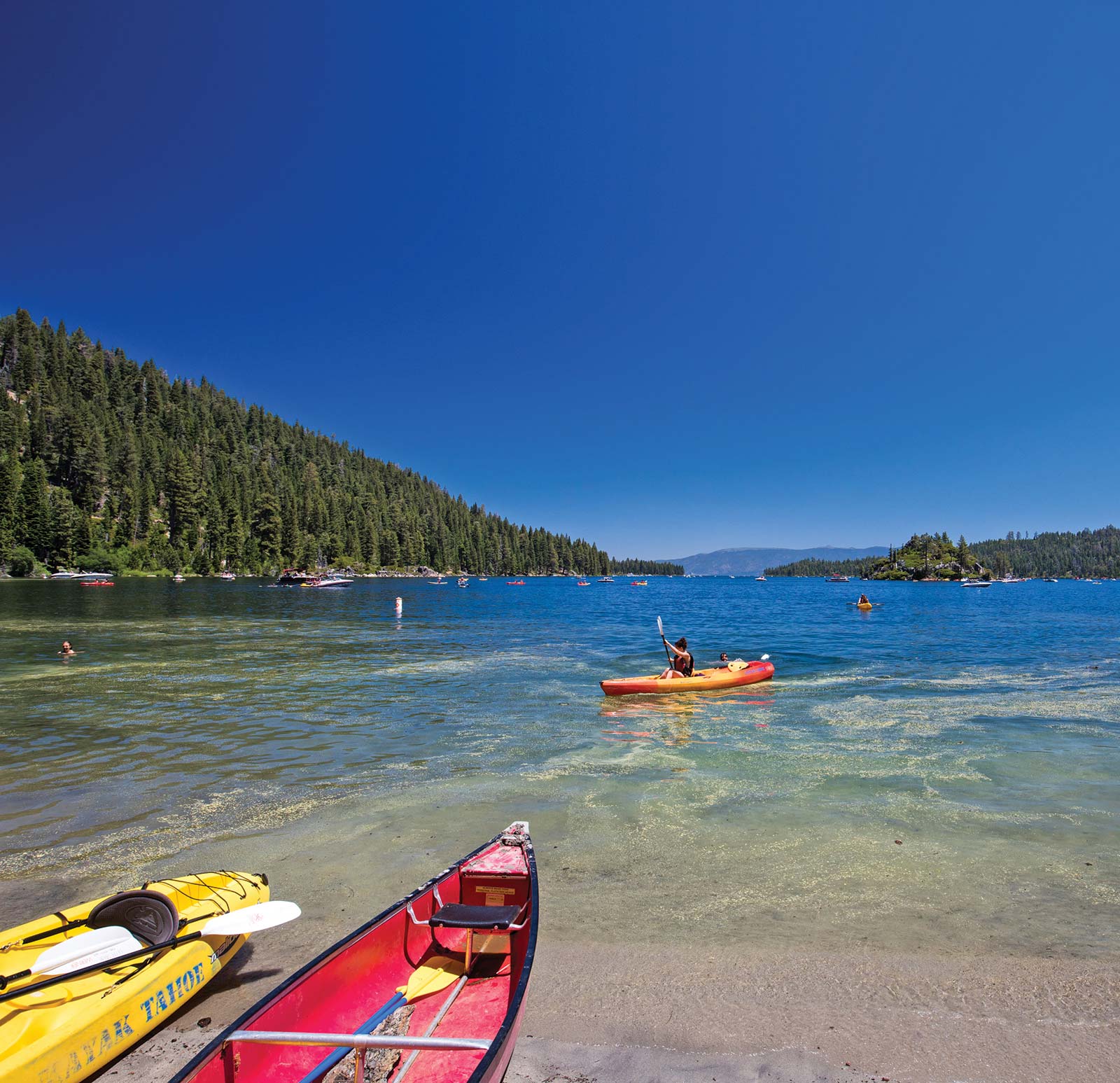 s Waters Kayak the lakes cobalt-blue waters to the granite rocks on Fannette - photo 13