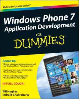 Bill Hughes - Windows Phone 7 Application Development for Dummies