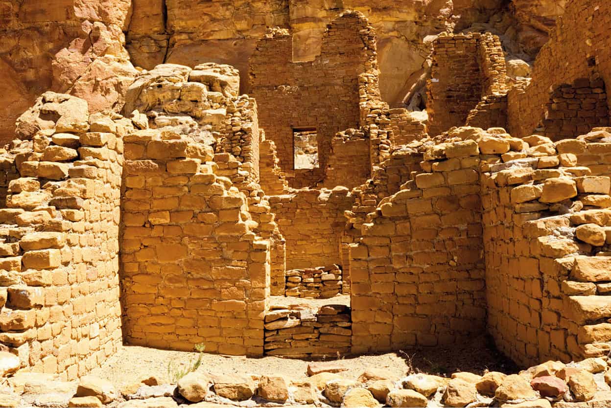 Chaco Culture National Park Haunting great house and kiva ruins in a remote - photo 13