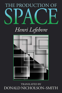 Henri Lefebvre - The Production of Space