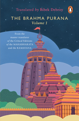 Bibek Debroy - Brahma Purana Volume 1