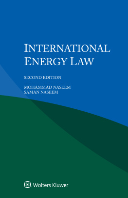 Mohammad Naseem - International Energy Law