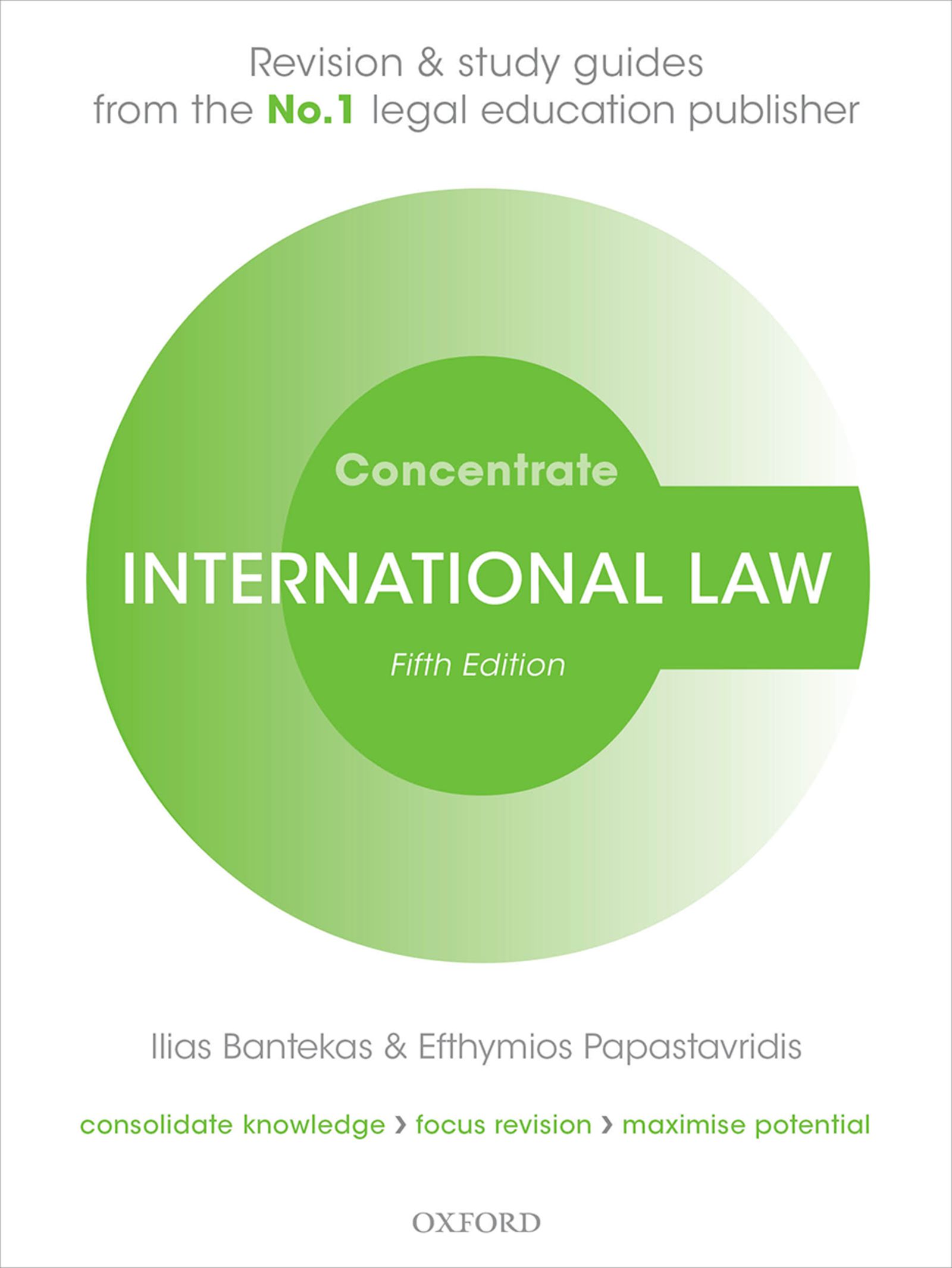 This image shows the cover of International Law Concentrate Law Revision and - photo 1