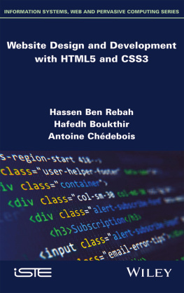 Hassen Ben Rebah - Website Design and Development with HTML5 and CSS3