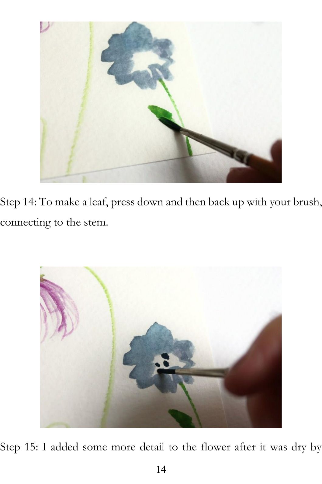 DIY Homemade Watercolor Flowers How to Create Watercolor Flowers Tutorial - A Beginners Step-by-Step Guide The Modern Flower Painter - photo 15