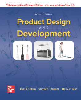 Karl Ulrich - Product Design and Development, 7th Edition