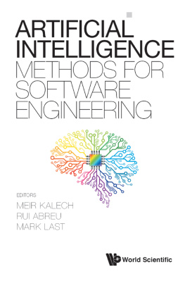 Meir Kalech (editor) Artificial Intelligence Methods for Software Engineering