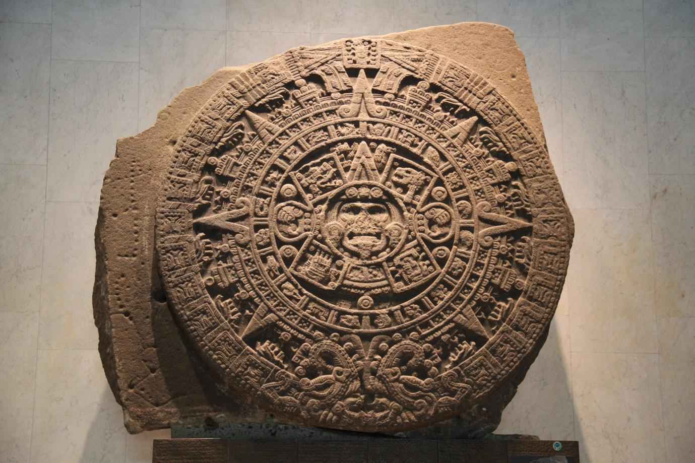 Aztec calendar Aztec mural design While we now know them as the Aztecs - photo 3