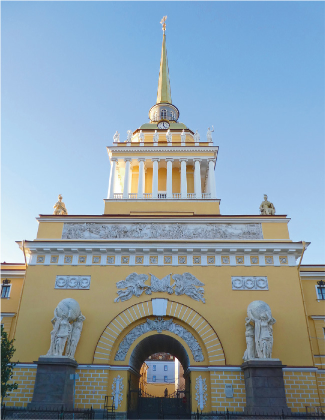 The tower over the central arch of the Admiralty The Palace of Pavlovsk - photo 8