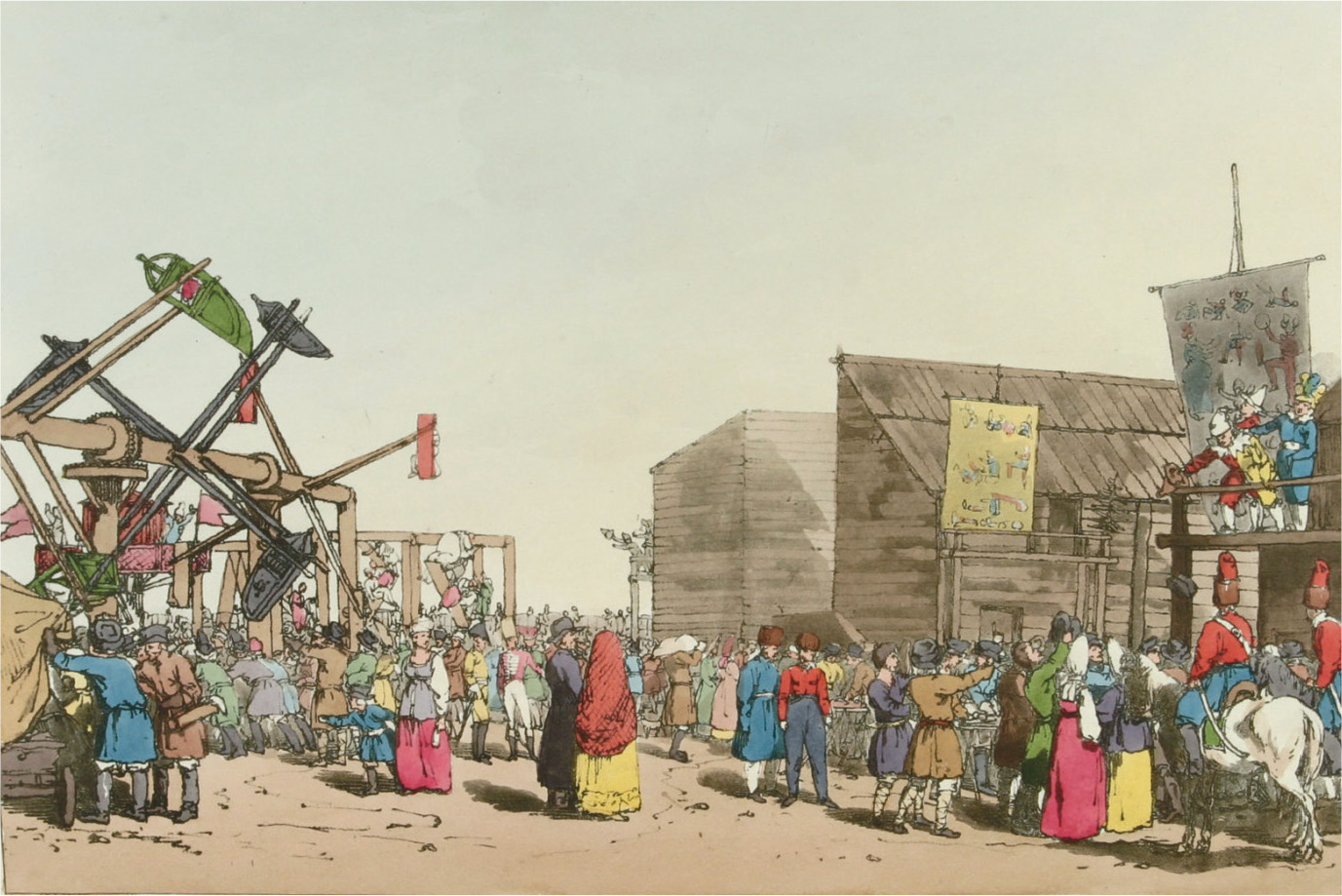 A fair in St Petersburg c 1803 from A Picturesque Representation of the - photo 12