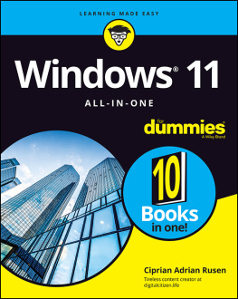 Ciprian Adrian Rusen - Windows 11 All-in-One For Dummies (For Dummies (Computer/Tech))