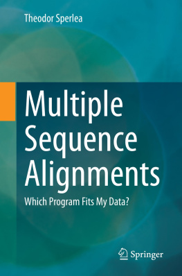 Theodor Sperlea - Multiple Sequence Alignments : Which Program Fits My Data?