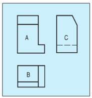 Characteristic symbols of the first angle projection method 22 Third - photo 4