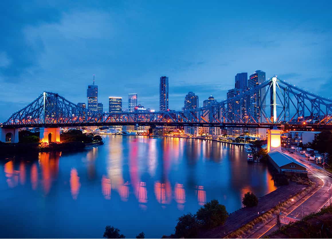 Brisbanes Story Bridge at night Peter StuckingsApa Publications Geography and - photo 12