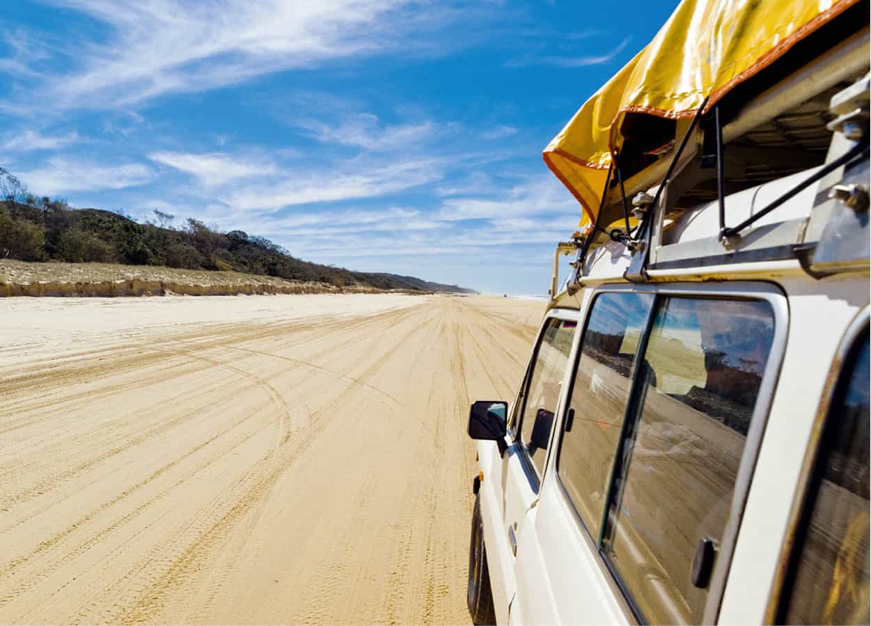 Adventure-seekers 4WD the worlds largest sand islands Moreton and learn to - photo 4