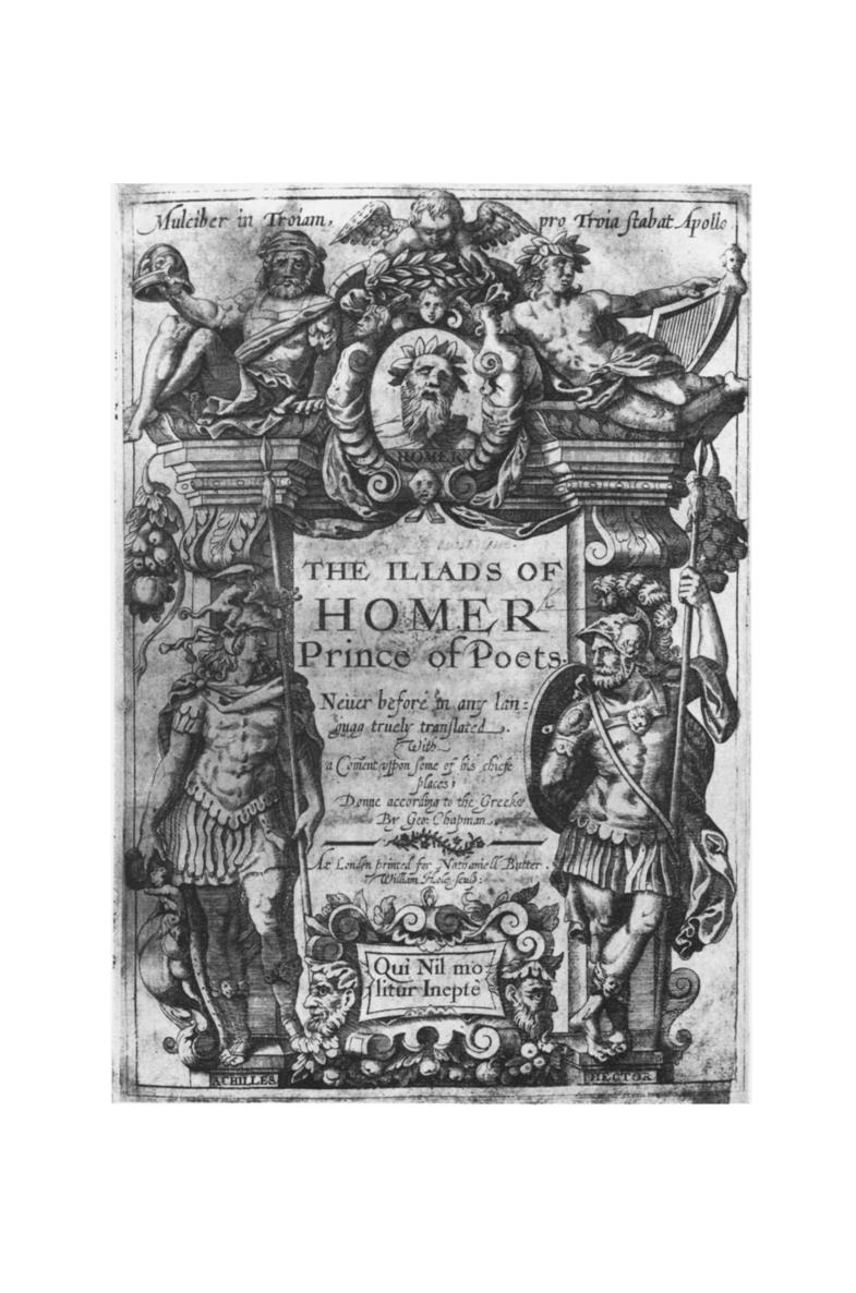 Chapmans Homer The Iliad Bollingen Series - photo 3