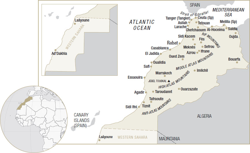 INTRODUCTION Morocco is a land of vivid contrasts The gateway to two - photo 2