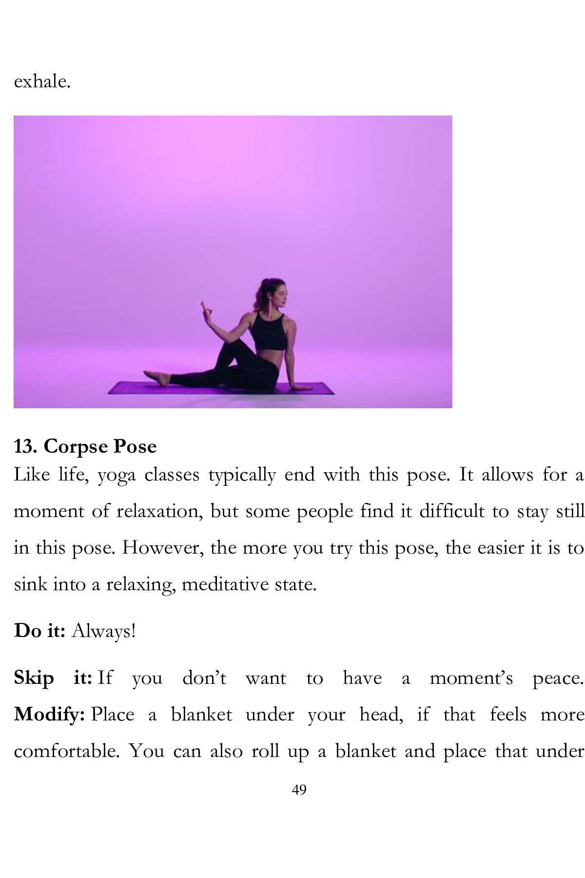 Yoga Poses Book Tips and Guide for Beginners - photo 50