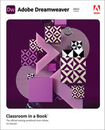 James J. Maivald - Adobe Dreamweaver Classroom in a Book (2022 release)