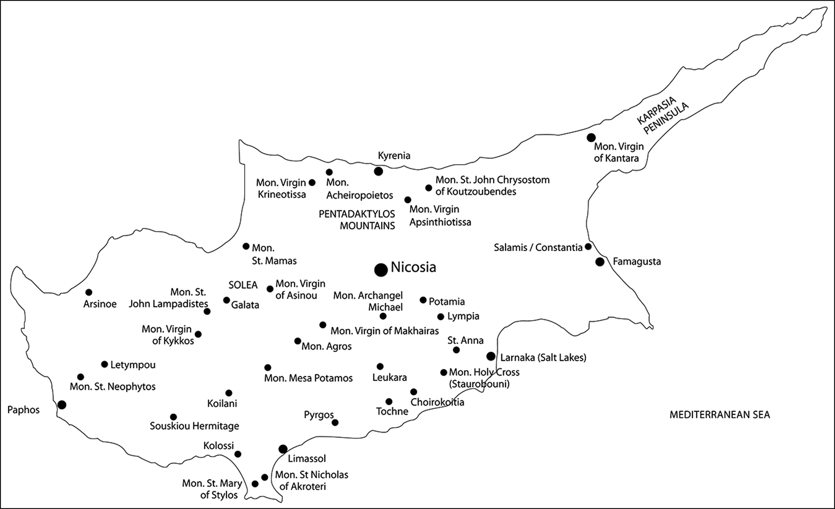 Map 1Cyprus Stergenakis Digital Printing Ltd Map 2Eastern Mediterranean - photo 3