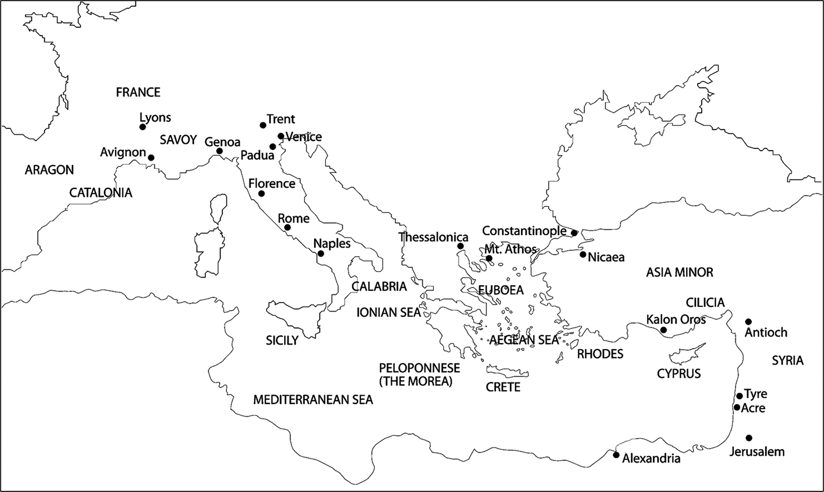 Map 2Eastern Mediterranean Stergenakis Digital Printing Ltd The - photo 4