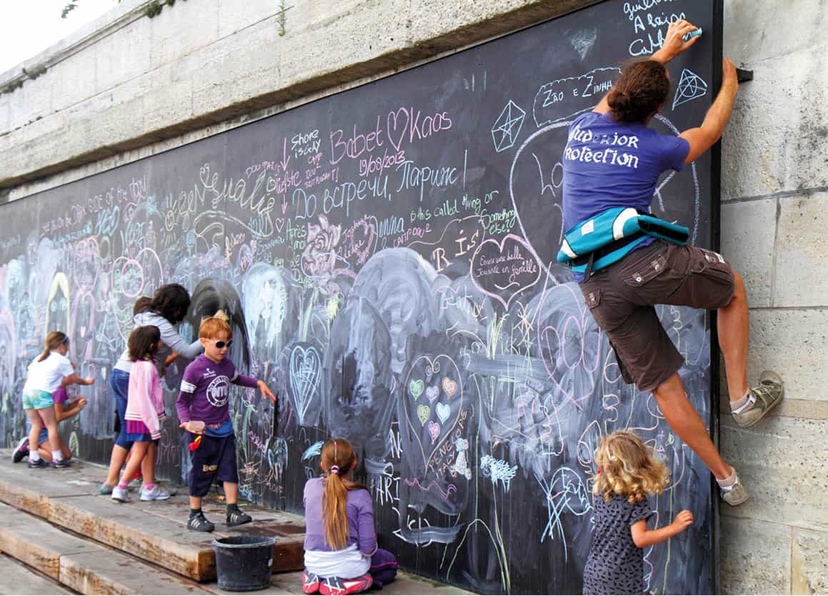 Young doodlers at the Berges sur Seine Getty Images River Seine The city is - photo 12