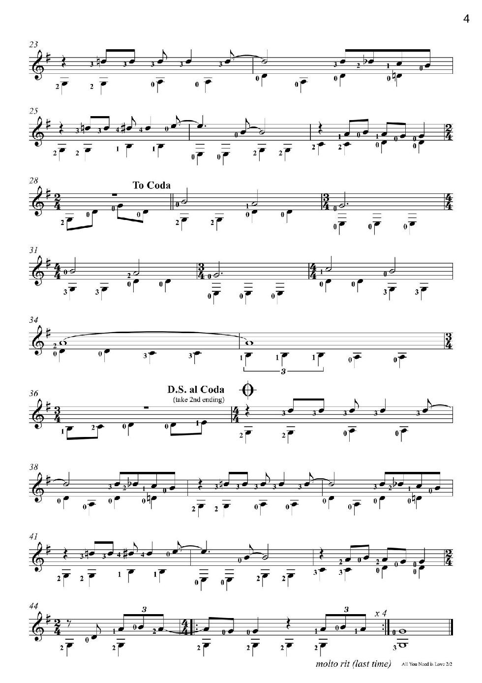 Love Songs Volume 1 6 Easy to Intermediate Fingerstyle Arrangements in TAB Notation - photo 6