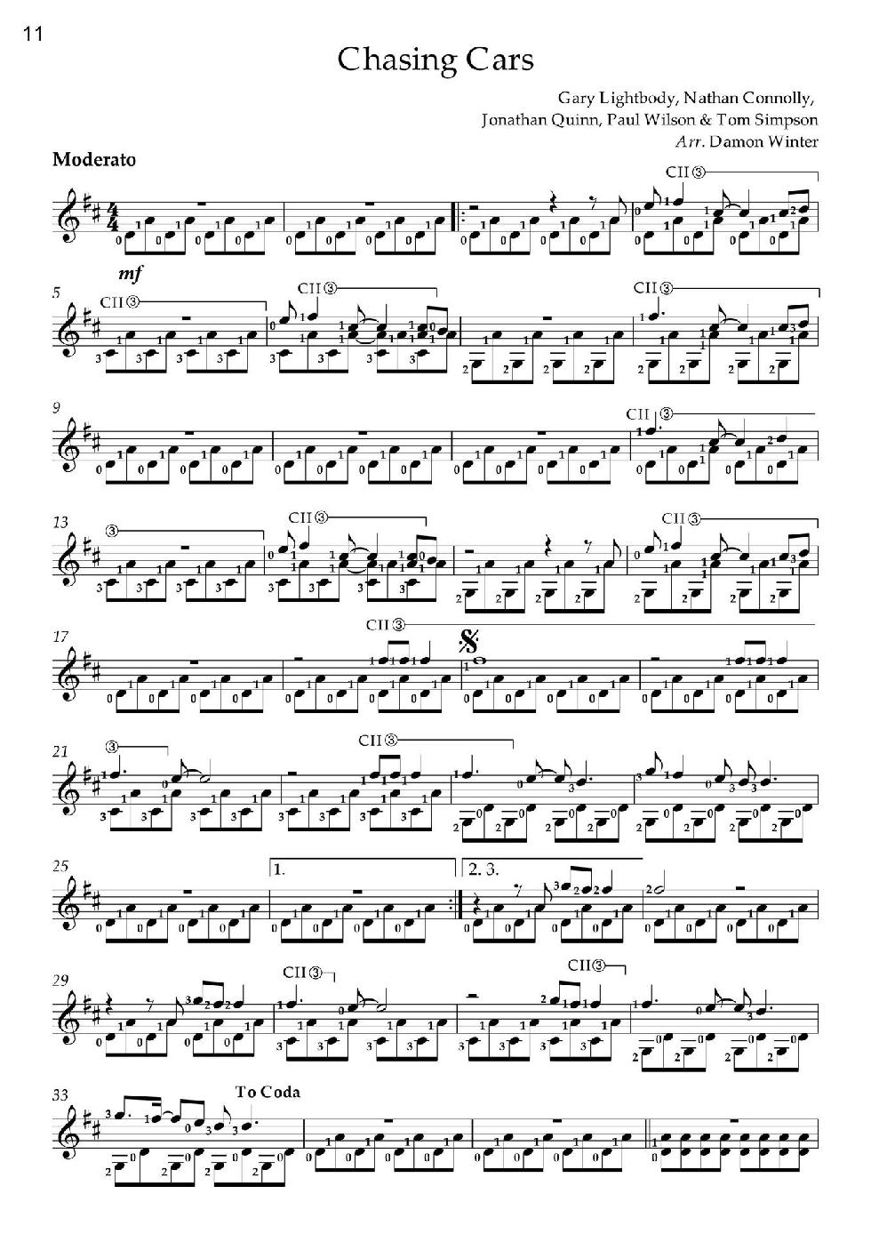 Love Songs Volume 1 6 Easy to Intermediate Fingerstyle Arrangements in TAB Notation - photo 13