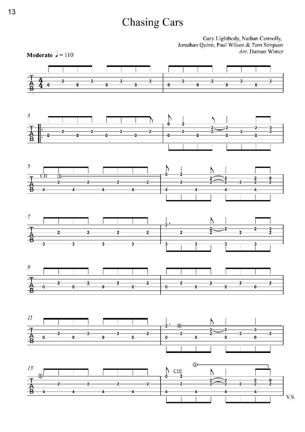 Love Songs Volume 1 6 Easy to Intermediate Fingerstyle Arrangements in TAB Notation - photo 15